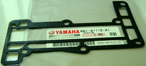 Yamaha fueraborda motor Gasket, exhaust inner cover 6C, 6D, 8C