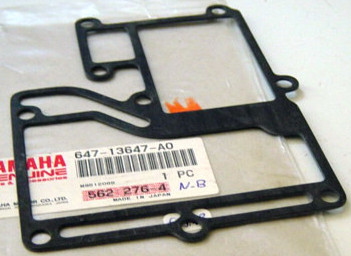 Yamaha fora de borda motor Gasket, exhaust inner cover P165/8A o