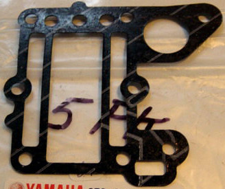 Yamaha motore fuoribordo Gasket, exhaust inner cover 5C, 5CS