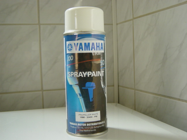 Yamaha perämoottorit Spraypaint Propeller white