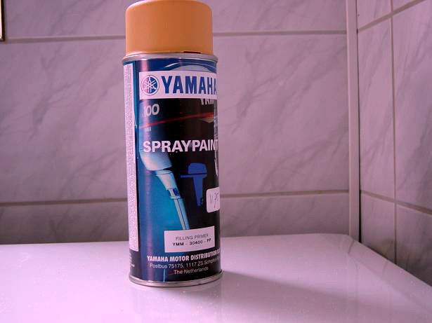 Yamaha spraypaint filling primer