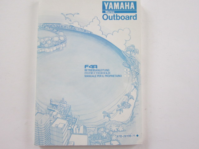 YAMAHA Owners manual F4A - Click Image to Close