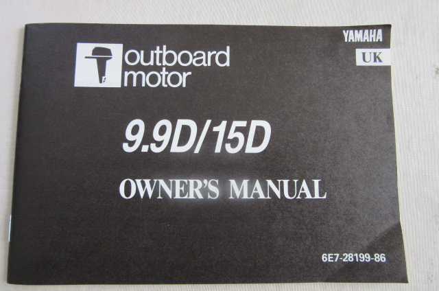 Yamaha Owner's manual 9.9D / 15D