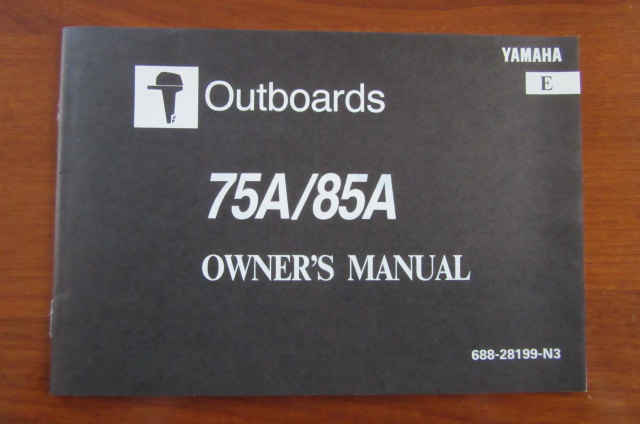 Owner's Manual Yamaha 75A /85A - Haga click en la imagen para cerrar