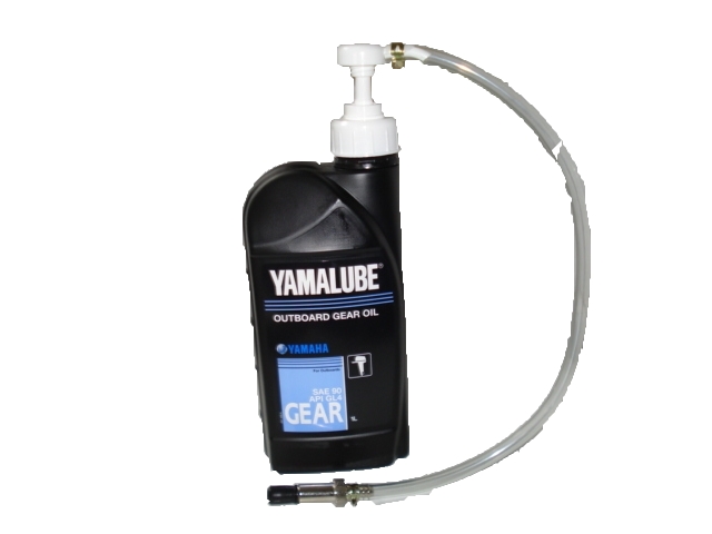 Yamaha gearoil 1litre with oilpump - Trykk på bildet for å lukke